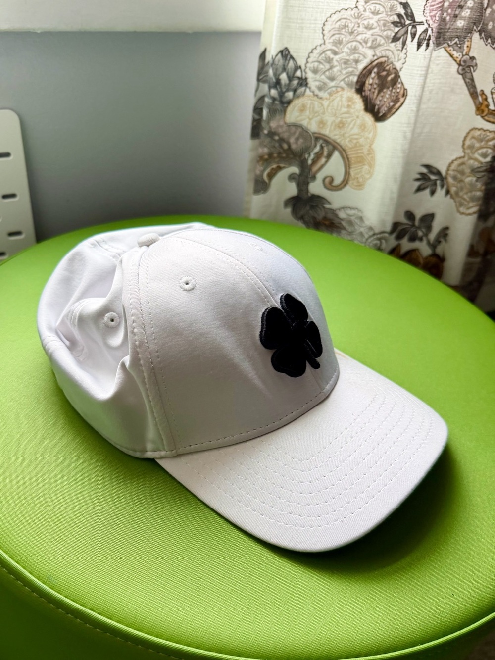 Men's Cap with Black Clover Patch